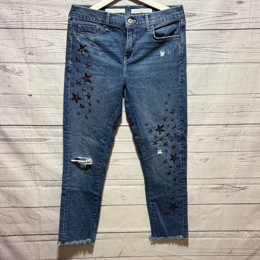 Pilcro slim boyfriend jeans